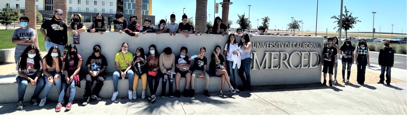 TRIO students at UC Merced
